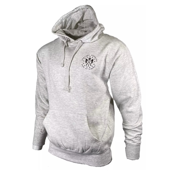 Howitzer Style Men's Hoodie DEFIANT PATRIOT Military Grunt White - Picture 2 of 6